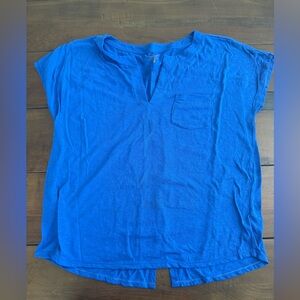 Lilly Pulitzer Vibrant Blue Luxletic Top
